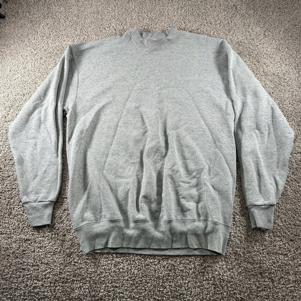 Vintage 90s Streetwear‎ Sweater Mens XL Gray Pullover Faded Baggy Sweatshirt